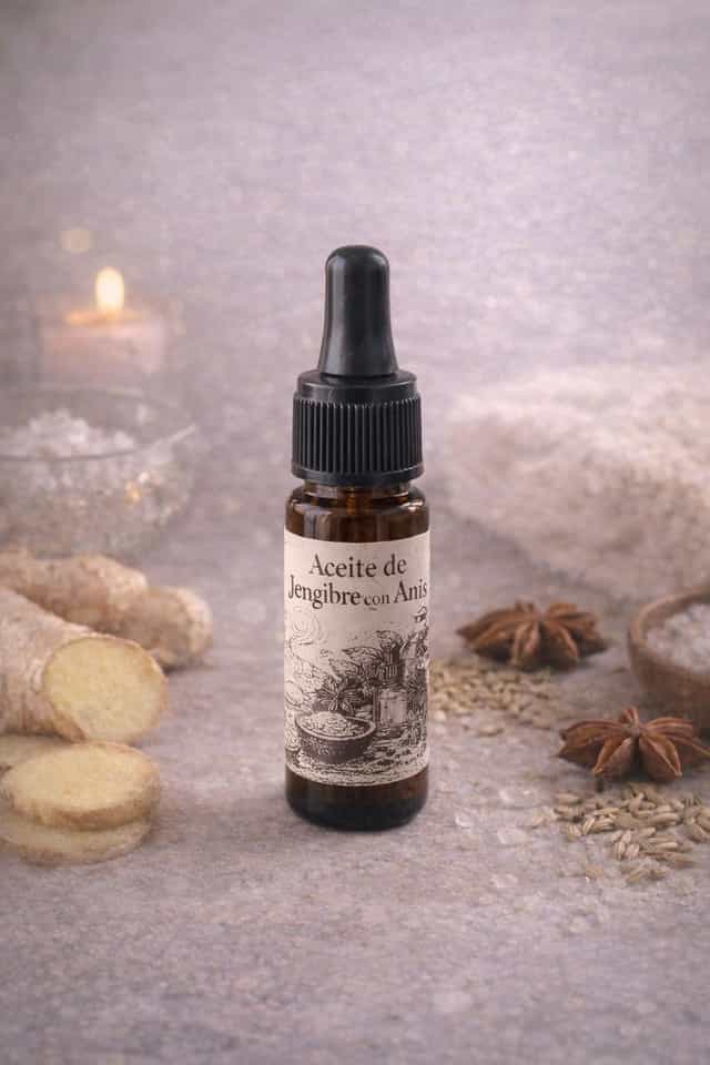 Aceite de jengibre con anís