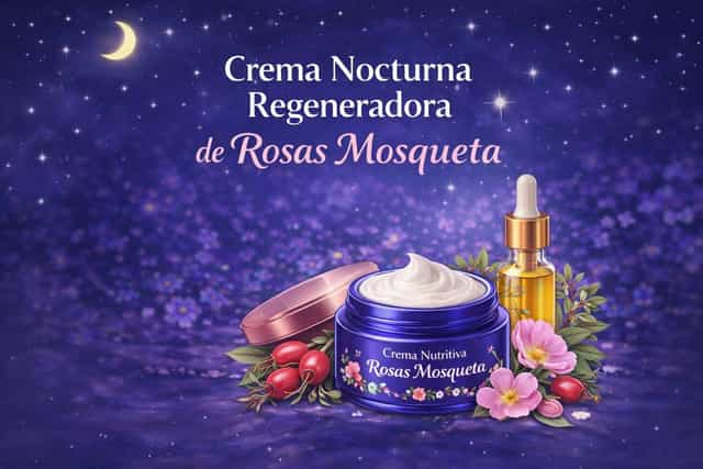 Crema de rosa mosqueta nocturna